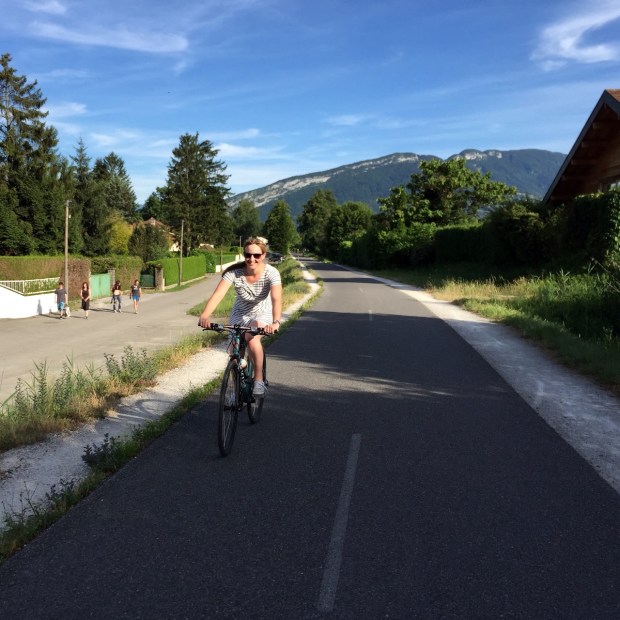 The traffic free cycle path was just perfect